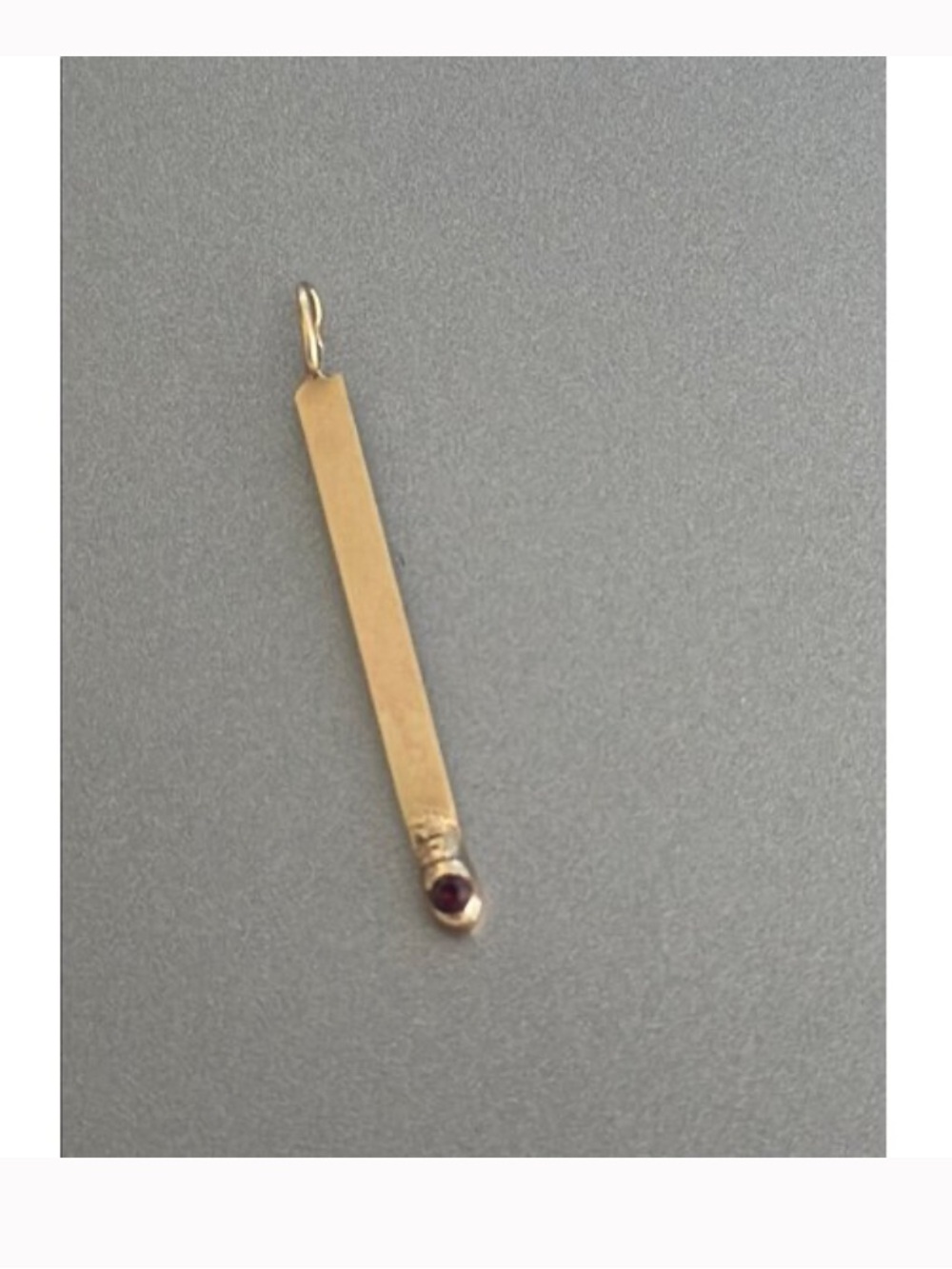 oxbow designs 10k gold match with red sapphire